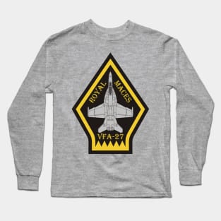 VFA-27 Royal Maces - F/A-18 Long Sleeve T-Shirt